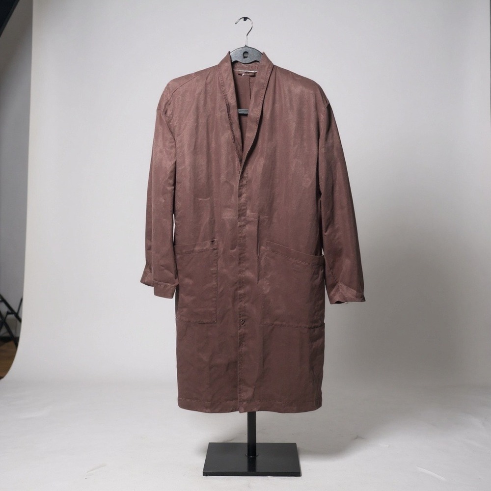 Eileen Fisher Kimono Style Jacket Cardigan‎ Plum Linen Blend XXS XS